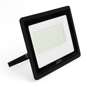 Прожектор светодиодный ДО-100w 6400К 9000Лм IP65 черный SFL90-100 SAFFIT от магазина РЭССИ